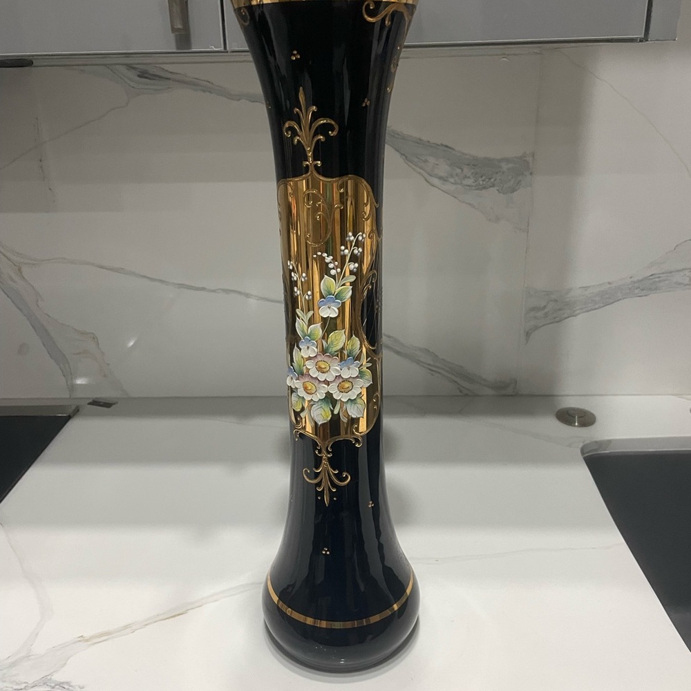 Bud Vase Czech Bohemian Style